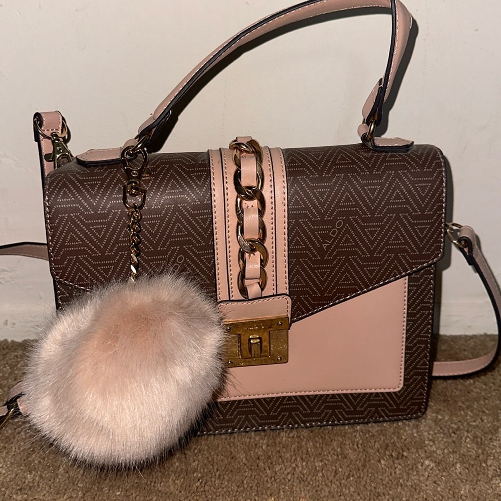 Aldo pink hangbag